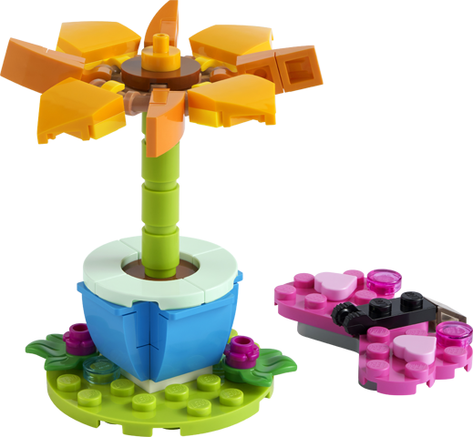 30417 Garden Flower and Butterfly 2 1