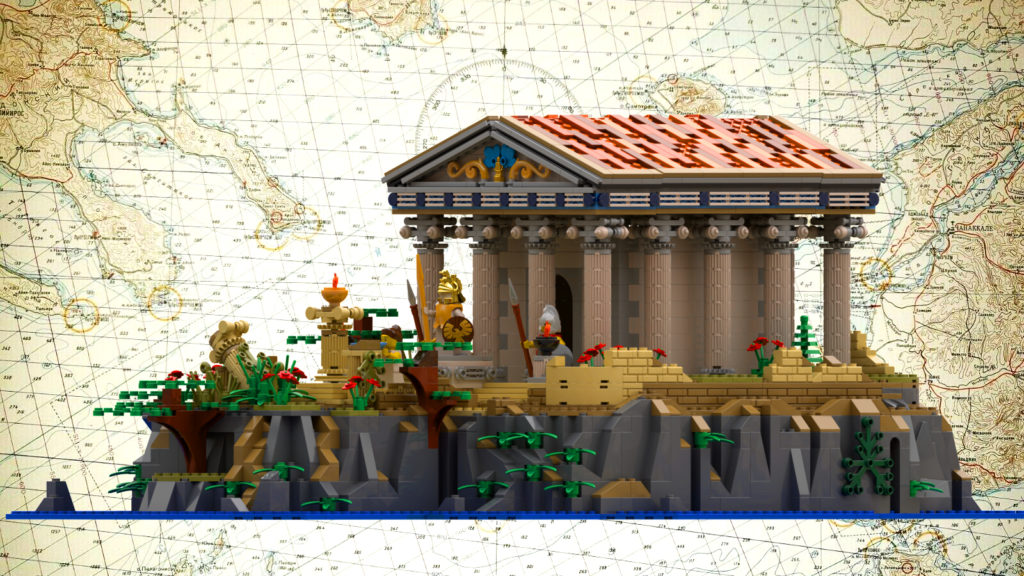 LEGO Ideas greek temple 3