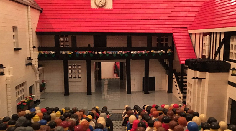 LEGO fan builds Huntingdon’s Cromwell Museum and George Hotel