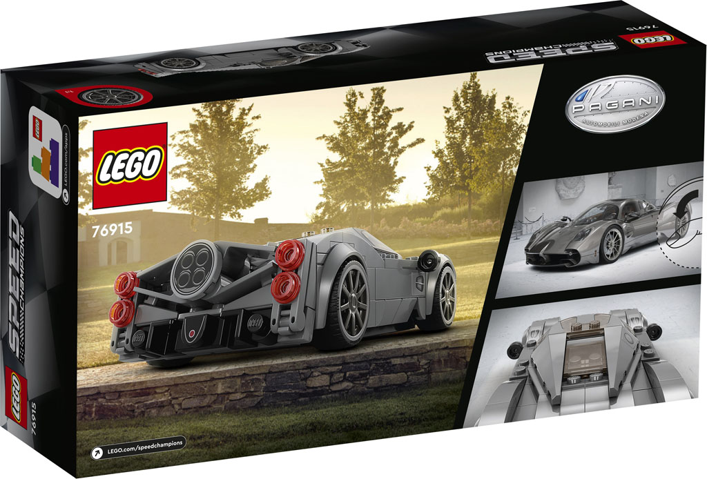 LEGO Speed Champions 76915 Pagani Utopia box back