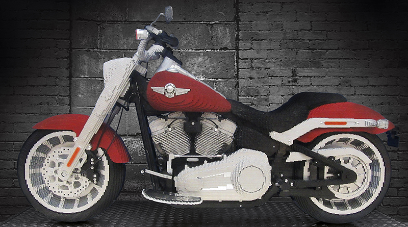 LEGO Fat Boy replica arrives at the Harley-Davidson Museum