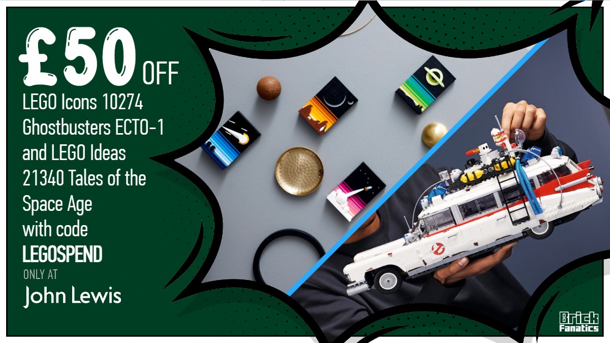 Journey through time and space with discount on LEGO Ghostbusters and Icons duo