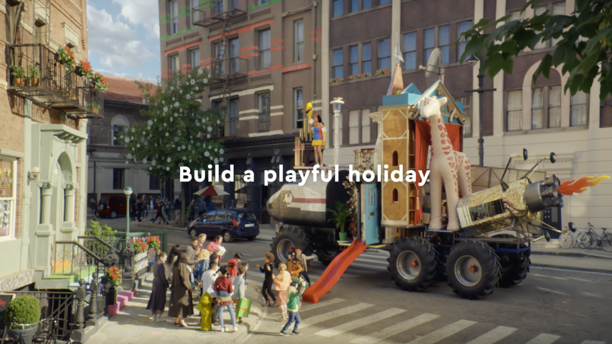 LEGO makes fireworks with Katy Perry during holiday campaign