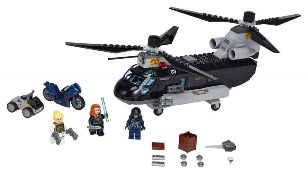 LEGO-Marvel-76162-Black-Widows-Helicopter-Chase