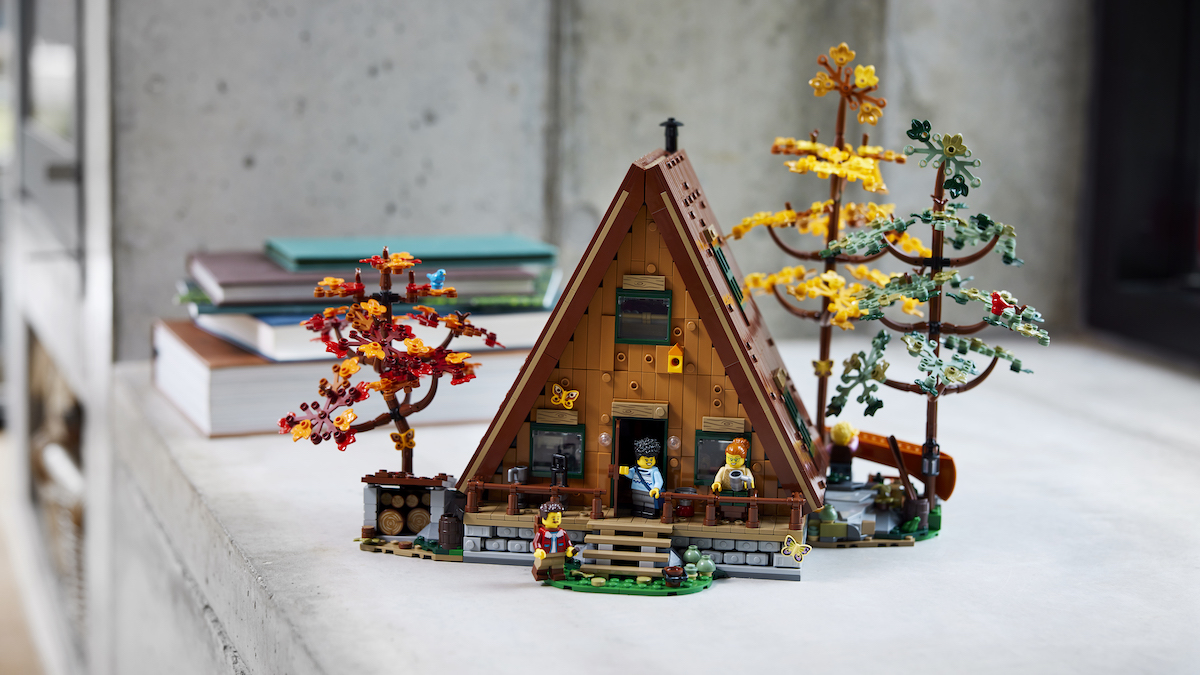 LEGO Ideas 21338 A-Frame Cabin references another set from the theme