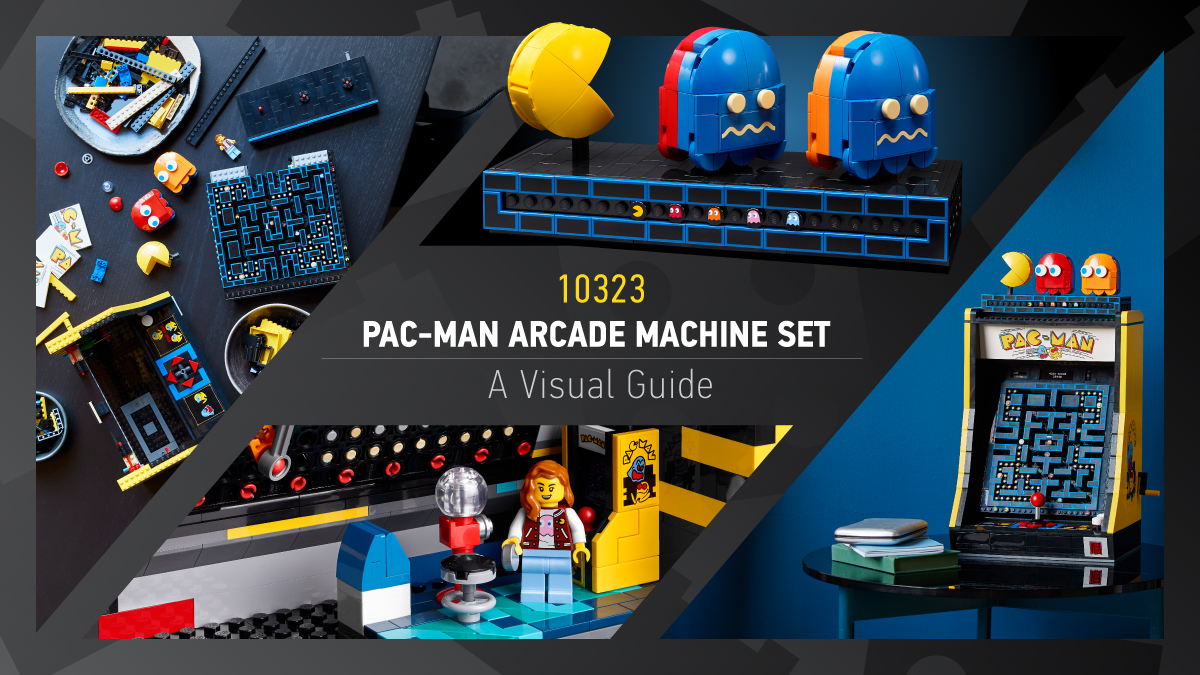 LEGO Icons 10323 PAC-MAN Arcade visual guide and gallery
