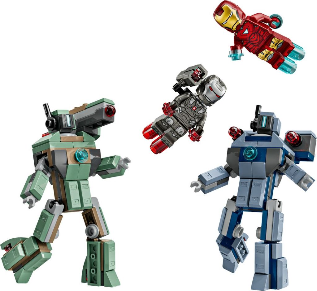 LEGO Marvel 76320 Iron Man War Machine vs. Hammer Drones 1 1024x940
