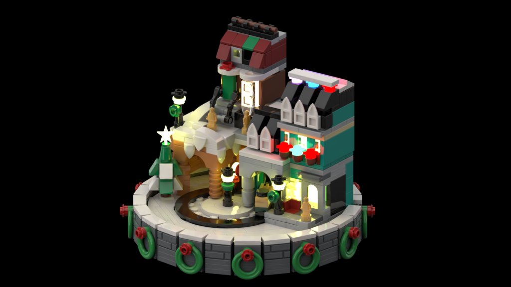 LEGO Ideas Holiday Village wTrain Working 5 1024x576
