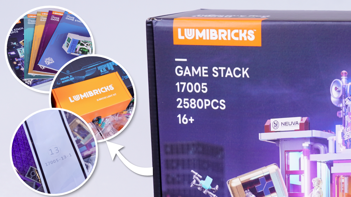 Unboxing a Lumibricks cyberpunk set: what's inside?