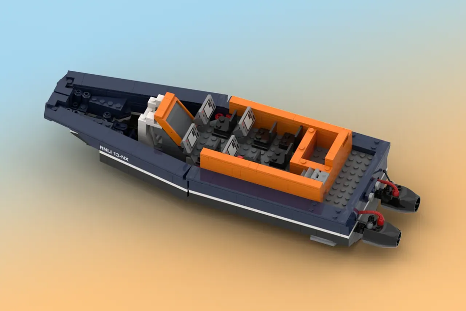 LEGO Ideas of RNLI Shannon Class Lifeboat 8