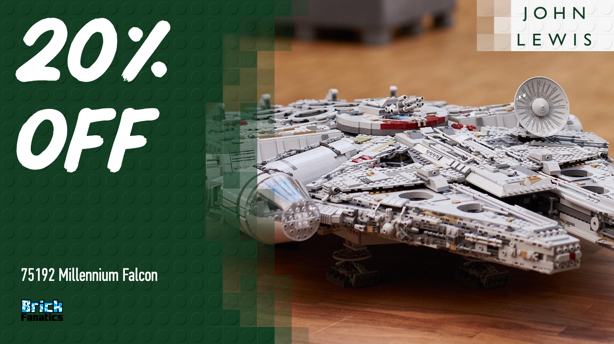 Nearly £150 off biggest LEGO Star Wars Millennium Falcon ever