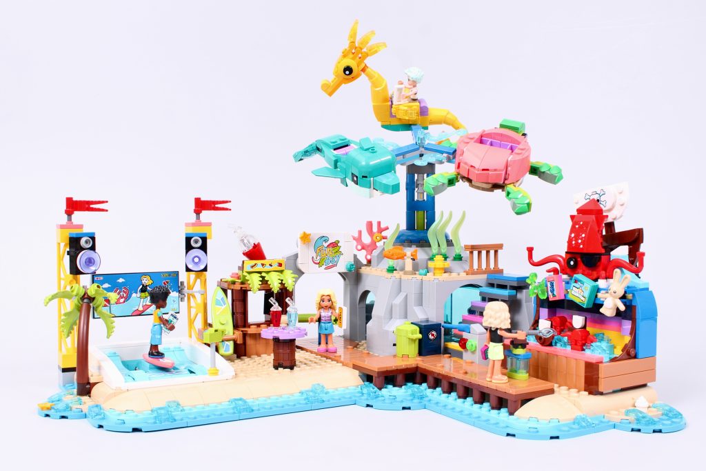 LEGO Friends 41737 Beach Amusement Park review 2 1024x683