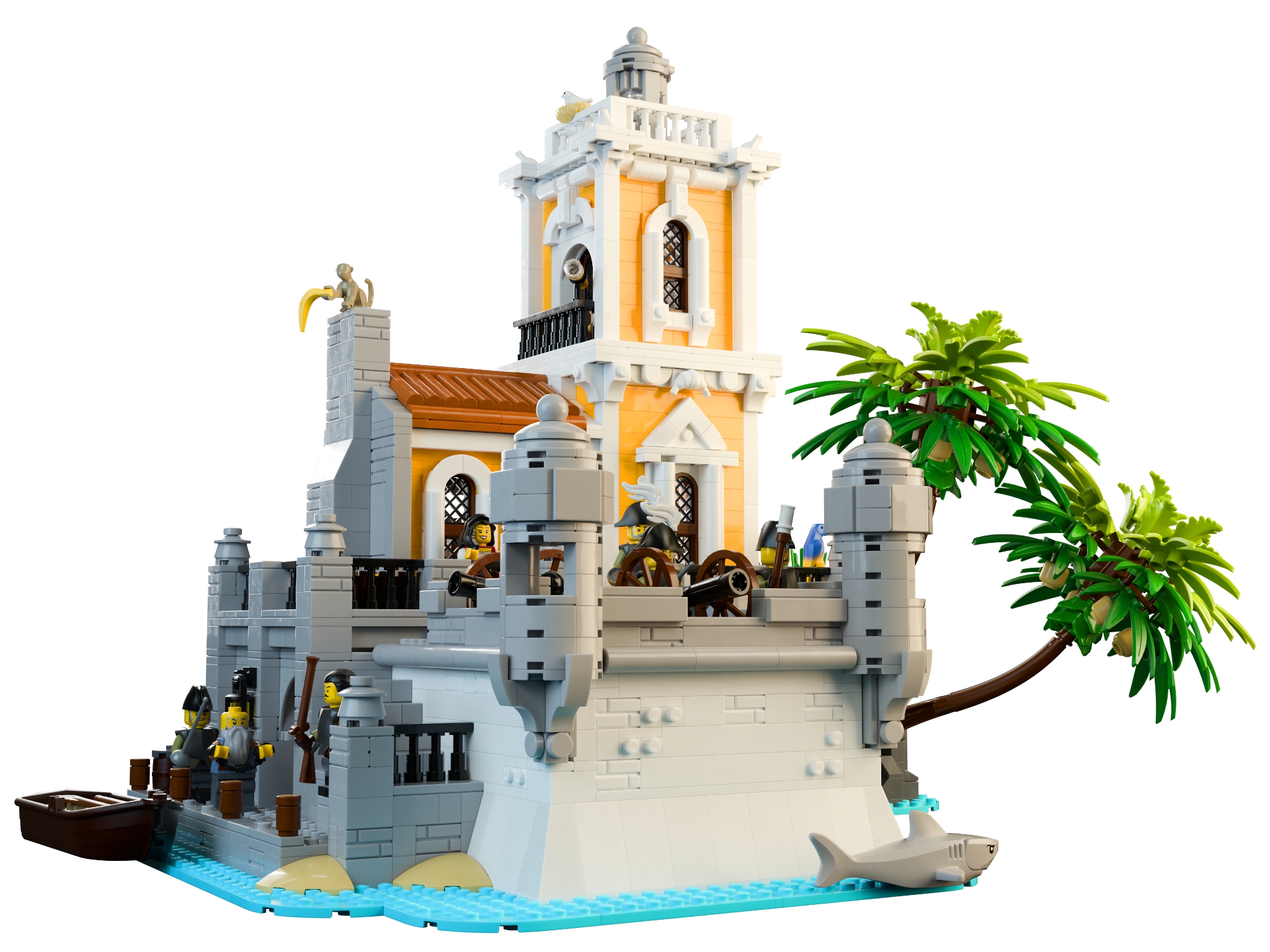 LEGO Bricklink series 8 coconut cape fan design