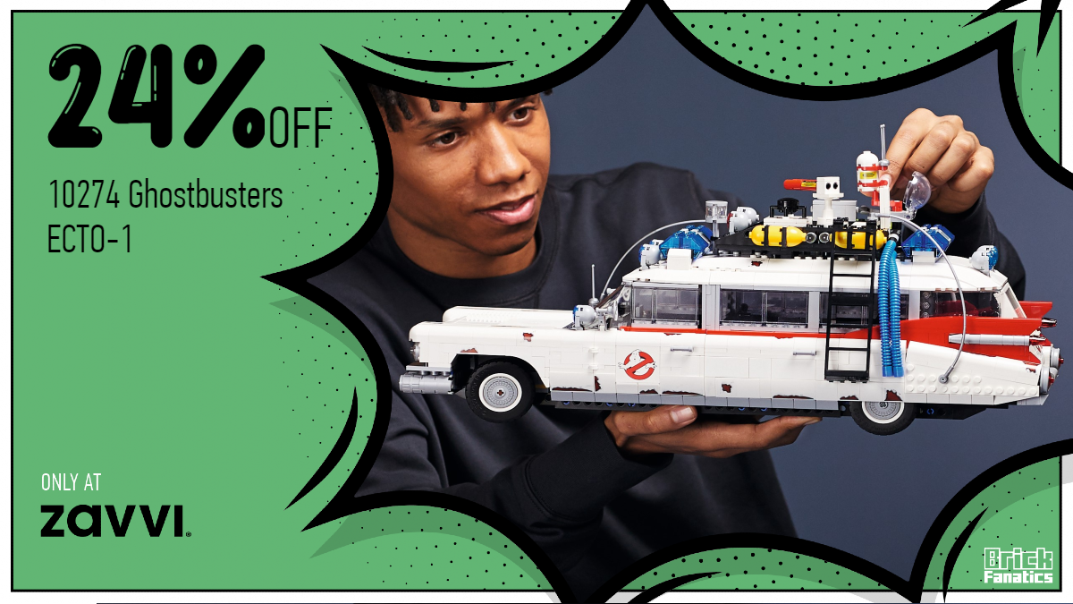 Monster saving on LEGO Icons 10274 Ghostbusters ECTO-1 at Zavvi