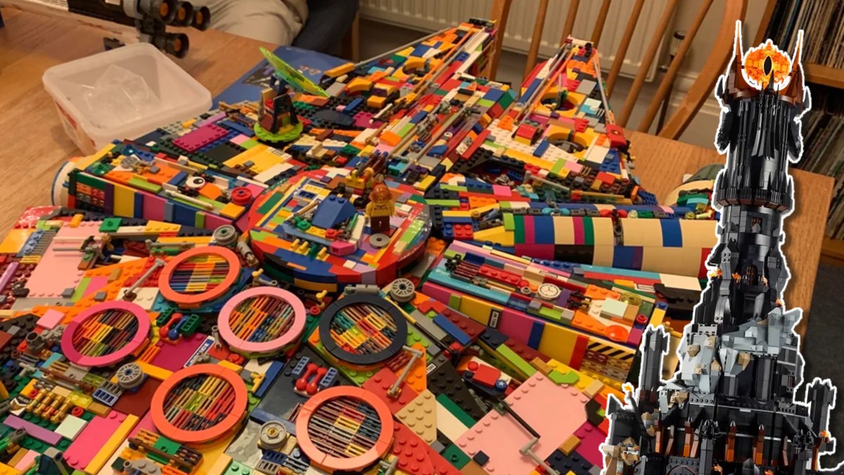 LEGO Lord of the Rings fans raise you your junk Falcon with junk Barad-dûr