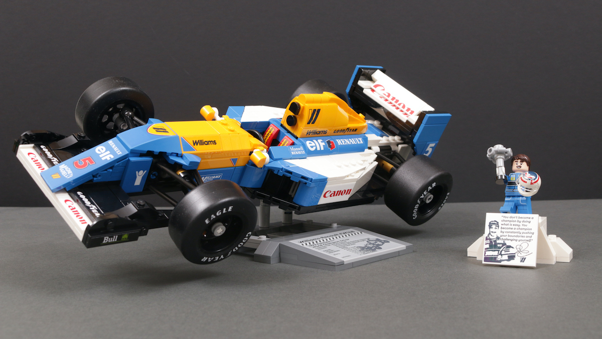 LEGO Icons 10353 Williams Racing FW14B & Nigel Mansell review